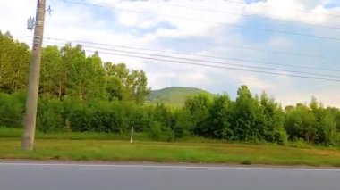 Helen, Ga USA - 08 08: 20: Dağların uzak karayolu manzarası