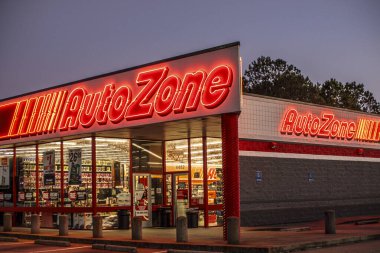Columbia County, Ga USA - 12: 22 20: Autozone oto yedek parça mağazası