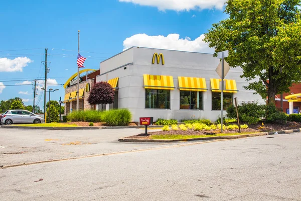 Gwinnett County Usa Vista Dall Angolo Posteriore Mcdonalds — Foto Stock