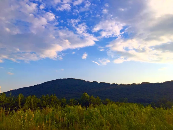 Helen Usa Moutains Blue Sky Cloud Helen Summer — стокове фото