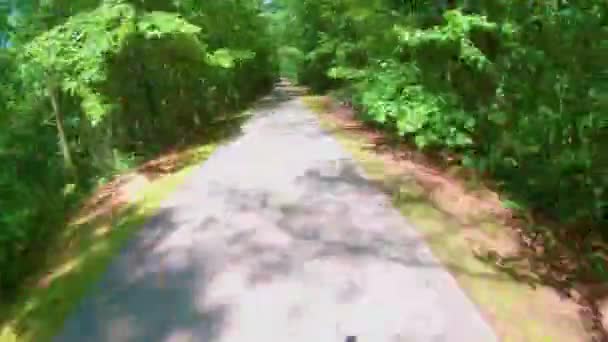 Paulding County Usa Pov Fpv Time Lapse Person Riding Paved — Stock Video