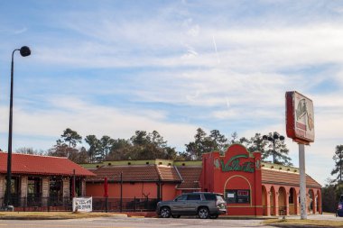 Augusta, Ga USA - 01 06 21: Vallarta Meksika Mutfak Restoranı covid-19 salgını sırasında açıldı