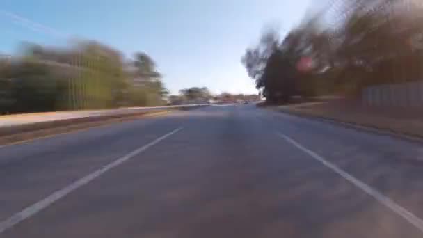 Augusta Usa Pov Time Lapse Driving Traffic Fast — Stock Video