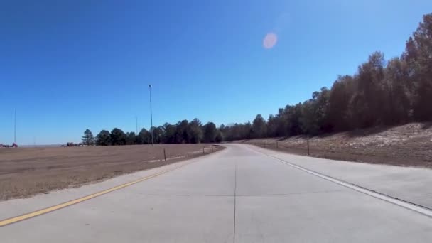 Augusta Usa Pov Fpv撮影520東へランプでボビー ジョーンズ交通州間 — ストック動画