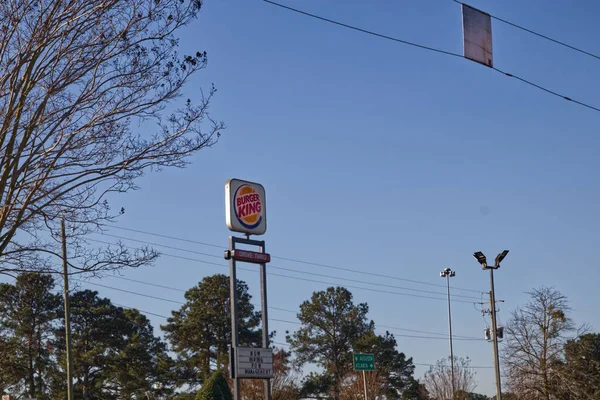 Columbia County Usa Cartel Burger King Street Belair Rampa Salida — Foto de Stock