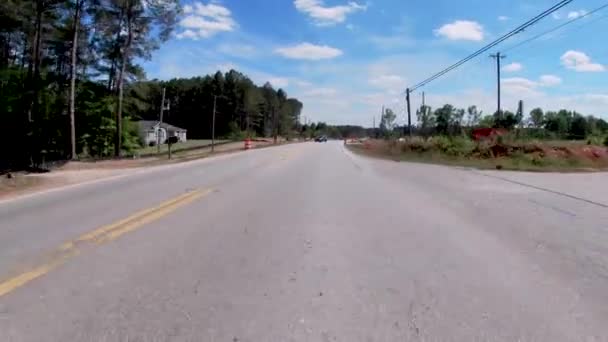 Columbia County Eua Fpv Viajando Por Uma Estrada Sob Materiais — Vídeo de Stock