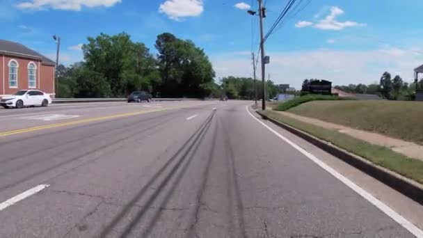 Augusta États Unis Pov Fpv Driving Washington Road Turners Claviers — Video