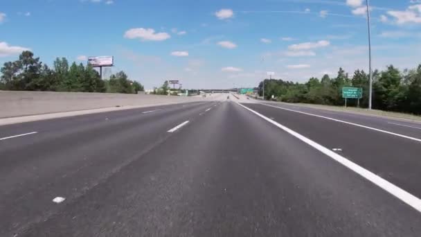 Augusta Usa Pov Fpv Interstate Bobby Jones Expressway Interchange Traffic — Stockvideo