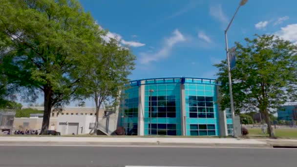 Augusta Usa Street Pan Medical College Georgia Augusta University Gym — Stockvideo