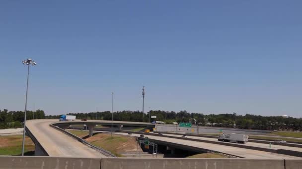Richmond County États Unis Circulation Sur Pont Passage Souterrain Routier — Video