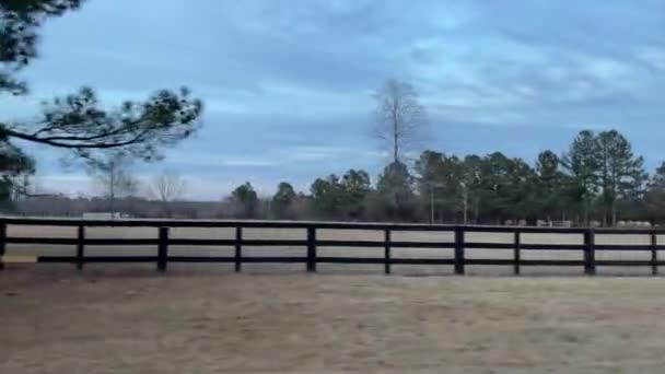 Condado Richmond Usa Pan Tierra Campo Con Fardos Heno Cielo — Vídeos de Stock