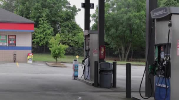 Richmond County Usa Pan Gas Pumps Out Gas Bags Colonial — Vídeo de stock