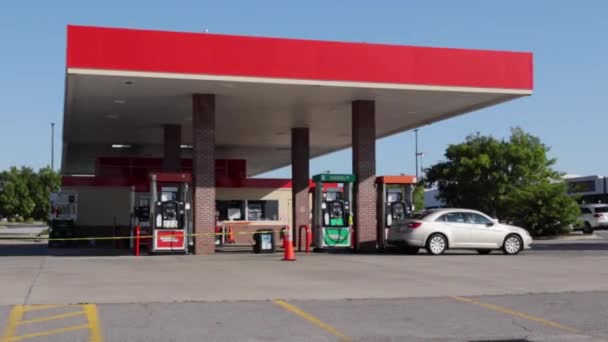 Columbia County Usa Colonial Pipeline Hack Murphy Gas Station Early — Vídeo de stock