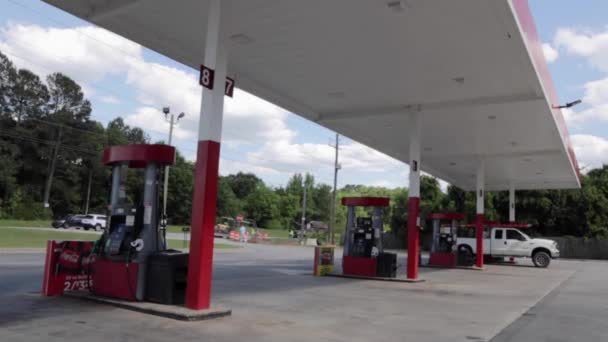 Columbia County Usa Colonial Pipeline Hack Lewiston Express Gas Station — Vídeo de stock