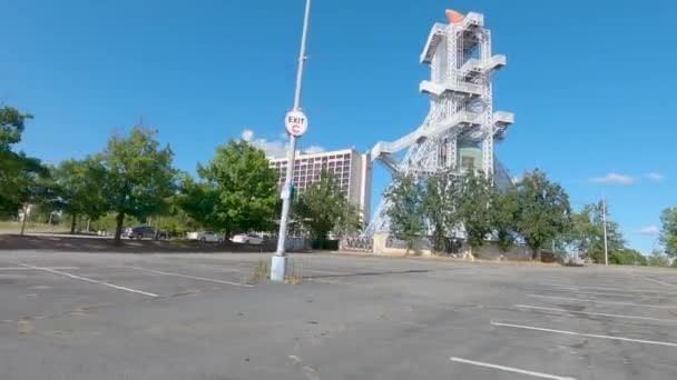 Atlanta Usa Pan Centennial Olympic Torch Tower Parking Lot — 비디오