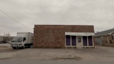 Augusta, Ga USA - 01 21: sokak tava vintage binalar ve işletmeler - Wrightsboro yolu 