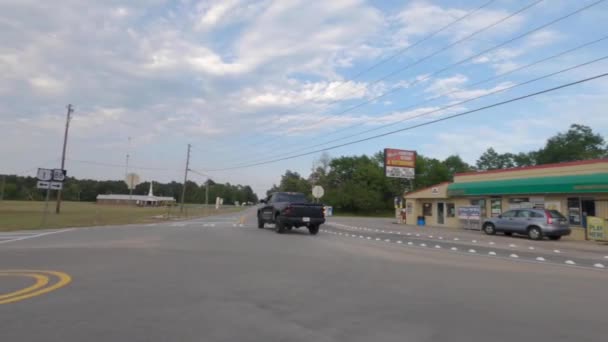 Condado Burke Usa Slow Pan Old Vintage Country Store Car — Vídeos de Stock