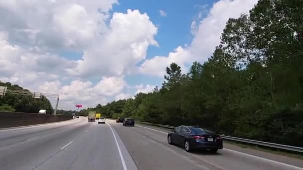 Cobb County Usa Pov Fpv Driving Interstate 285 Atlanta Georgia — Vídeos de Stock