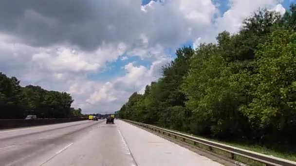 Cobb County Usa Pov Fpv Carretera Interestatal 285 Atlanta Georgia — Vídeos de Stock