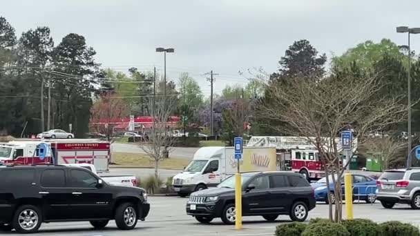 Columbia County États Unis Équipe Gestion Des Déchets Dangereux Dans — Video