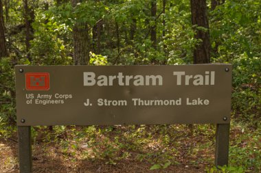 Columbia County, Ga USA - 05 02: 21 Bartram Trail Lake Thurmond tabelası 