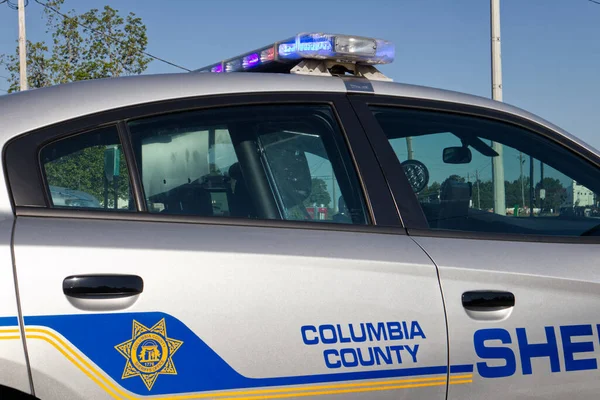 Columbia County Usa Columbia County Police Car Back Side Door — Fotografia de Stock