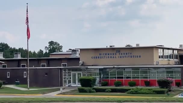 Augusta Usa Richmond County Prison Tobacco Road Pan Front Entrance — 비디오