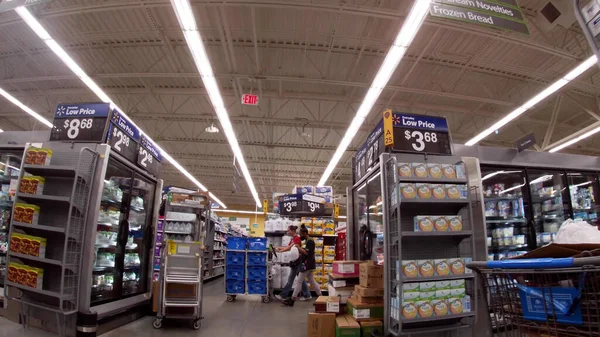 Augusta Usa Walmart Neighborhood Market Interio — 图库照片