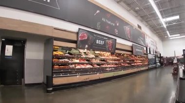 Augusta, Ga USA 07 29: Walmart Supercenter Et Bölümü İçişleri Bakanlığı