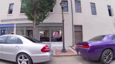 Augusta, Ga USA - 07 29: 21: Eski Agusta şehir merkezi.