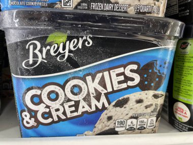 Columbia County, Ga USA - 01: 29 25: Breyers Dondurma ve Dondurma Dükkanı
