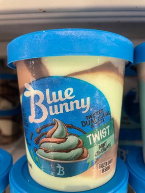 Columbia County, Ga USA - 02 01: 25: Market içi Mavi Tavşan Dondurması