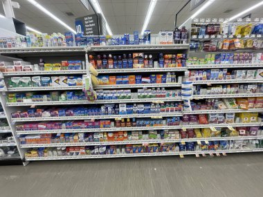 Columbia County, Ga USA - 02: 02 25: Market iç görünüm tıp bölümü