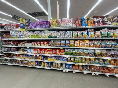 Columbia County, Ga USA - 02 08: 25: Market tuzlu çerezler bölümü