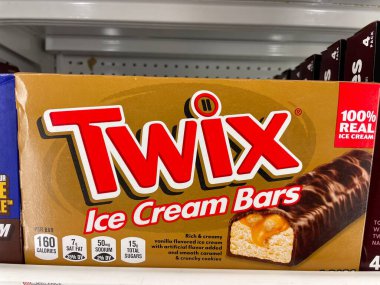 Warrenton, SC USA - 02: 12 25: Market Dondurma Dükkanı Yeniliği