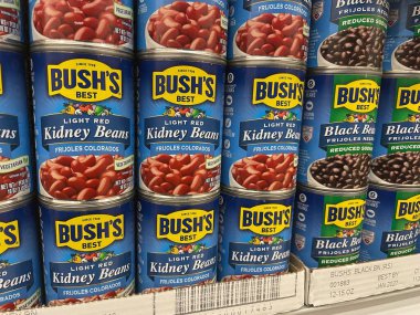 Warrenton, SC USA - 03 05 05: 25: Bakkal Çalıları konserve fasulye böbreği