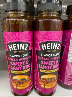 Warrenton, SC USA - 06 07: 25: Market Heinz Flavor Tour Sosu Tatlı keskin mangal