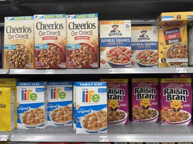 Kuzey Augusta, SC USA - 03: 22 25: Walmart Mısır gevreği