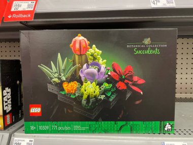 Lakeland, Fla USA - 12. 04: Walmart Lakeland Florida Lego Bölümü Oyuncakları Botanik Koleksiyonlar Vakfı