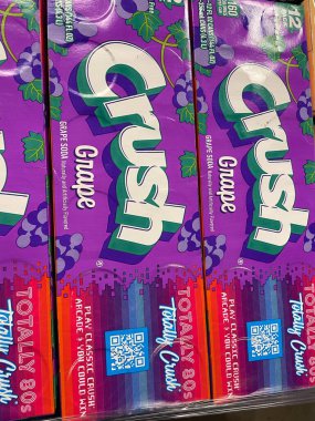 Warrenton, SC USA - 07: 15: Market üzümlü soda üstü açık