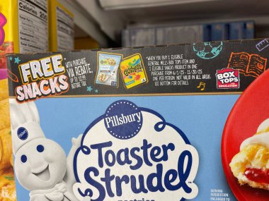 Warrenton, SC USA - 07: 15: Market Market Tost makinası dondurulmuş kahvaltı atıştırmalıkları