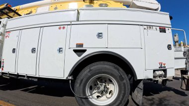 Lakeland, Fla USA - 01 05: 26: Lakeland şehir merkezi Lakeland Elektrik Elektrik İdaresi Lastik Cihazı