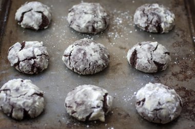 crackle çikolatalı kurabiye