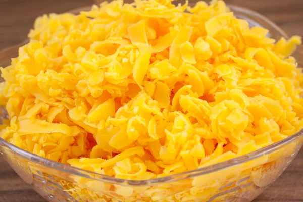 Shredded Cheddar Cheese — Stock Photo, Image