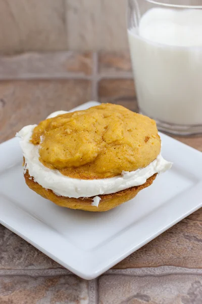 Pumpkin Whoopie Pies — Stock Photo, Image