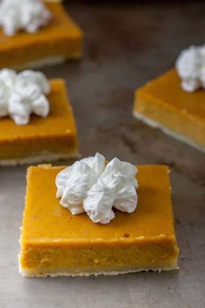 Barras de pastel de calabaza — Foto de Stock