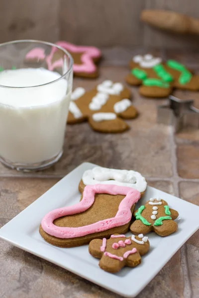 Christmas Cookies on a Plate — Stock Photo, Image