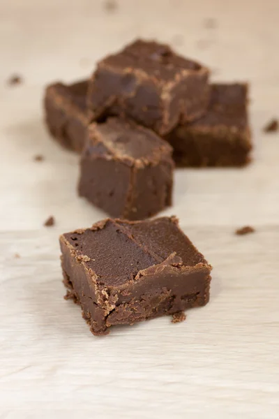 Fudge au chocolat fait main — Photo