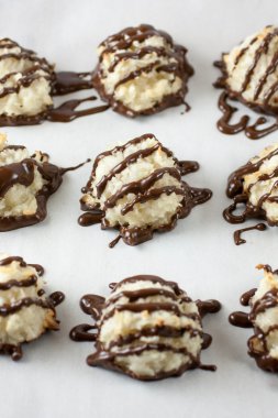 Hindistan cevizi Macarons