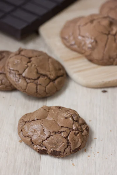 Varm choklad Cookies — Stockfoto